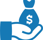 money-hand money in hand icon